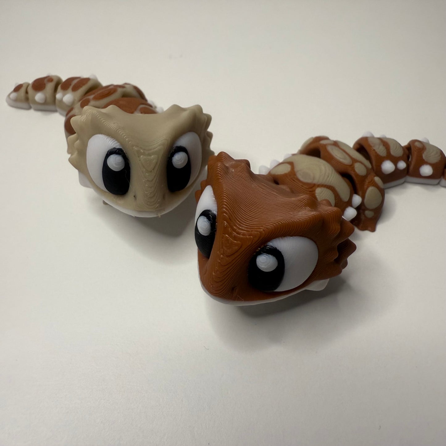 3D-gedruckter Gecko – mit Terrarium-Set