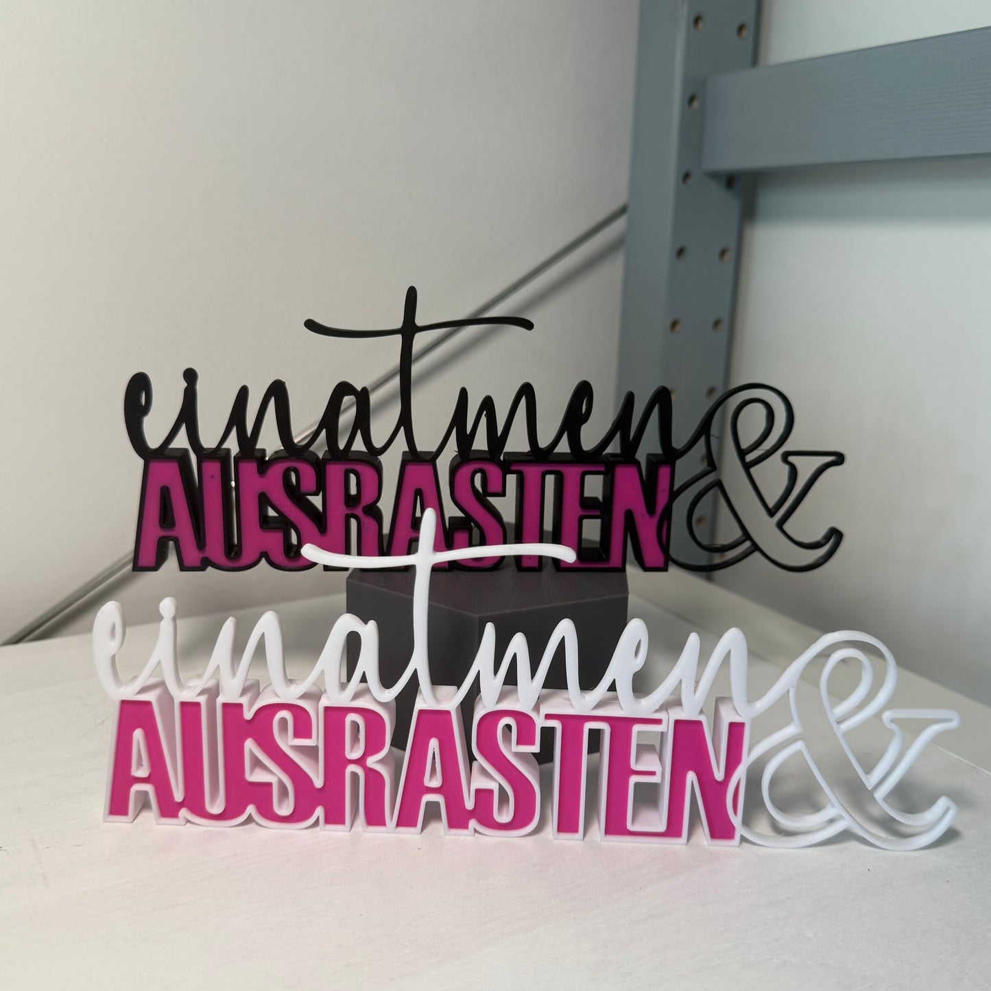 💬 einatmen & AUSRASTEN – die Deko mit Haltung