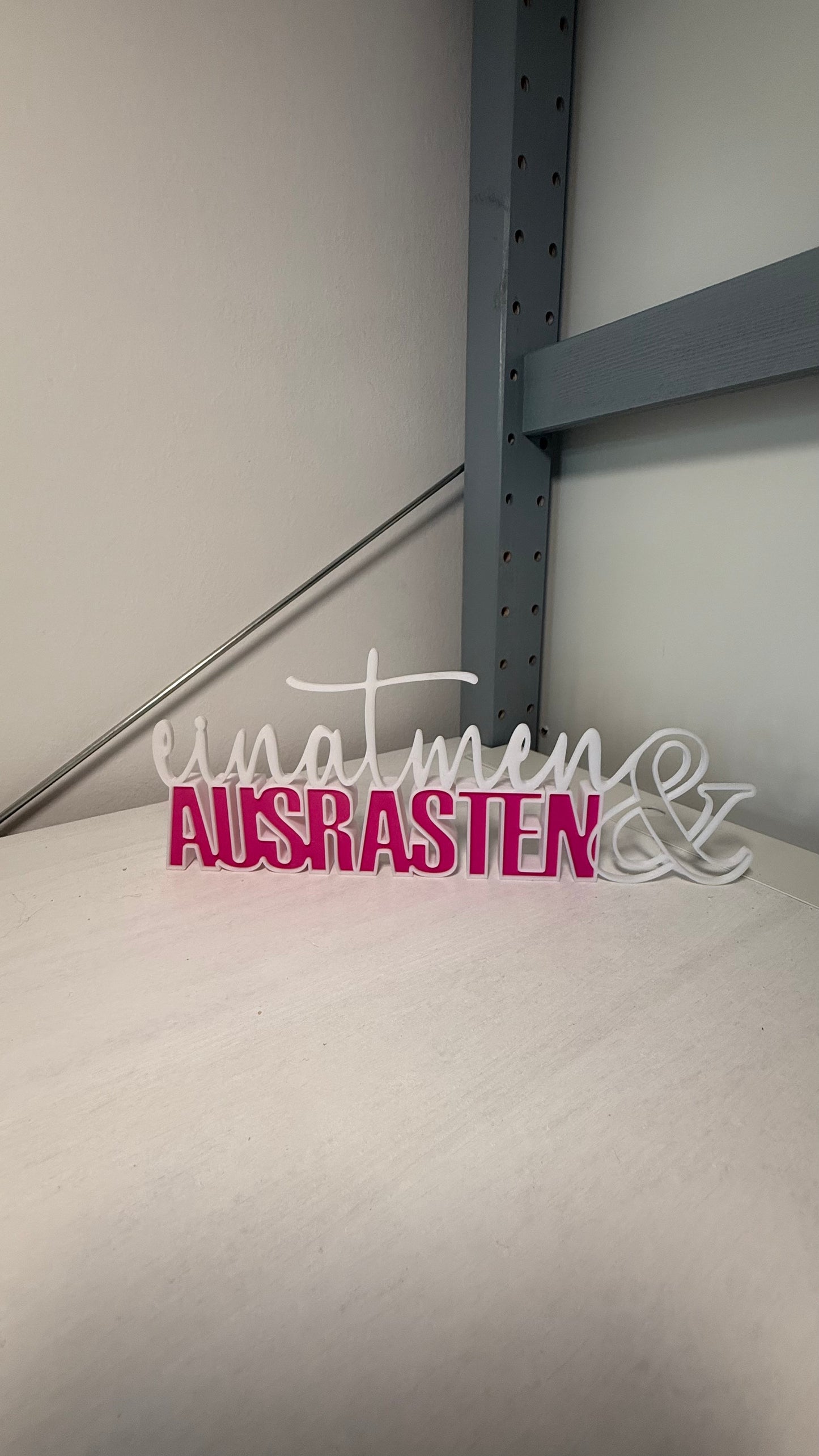 💬 einatmen & AUSRASTEN – die Deko mit Haltung