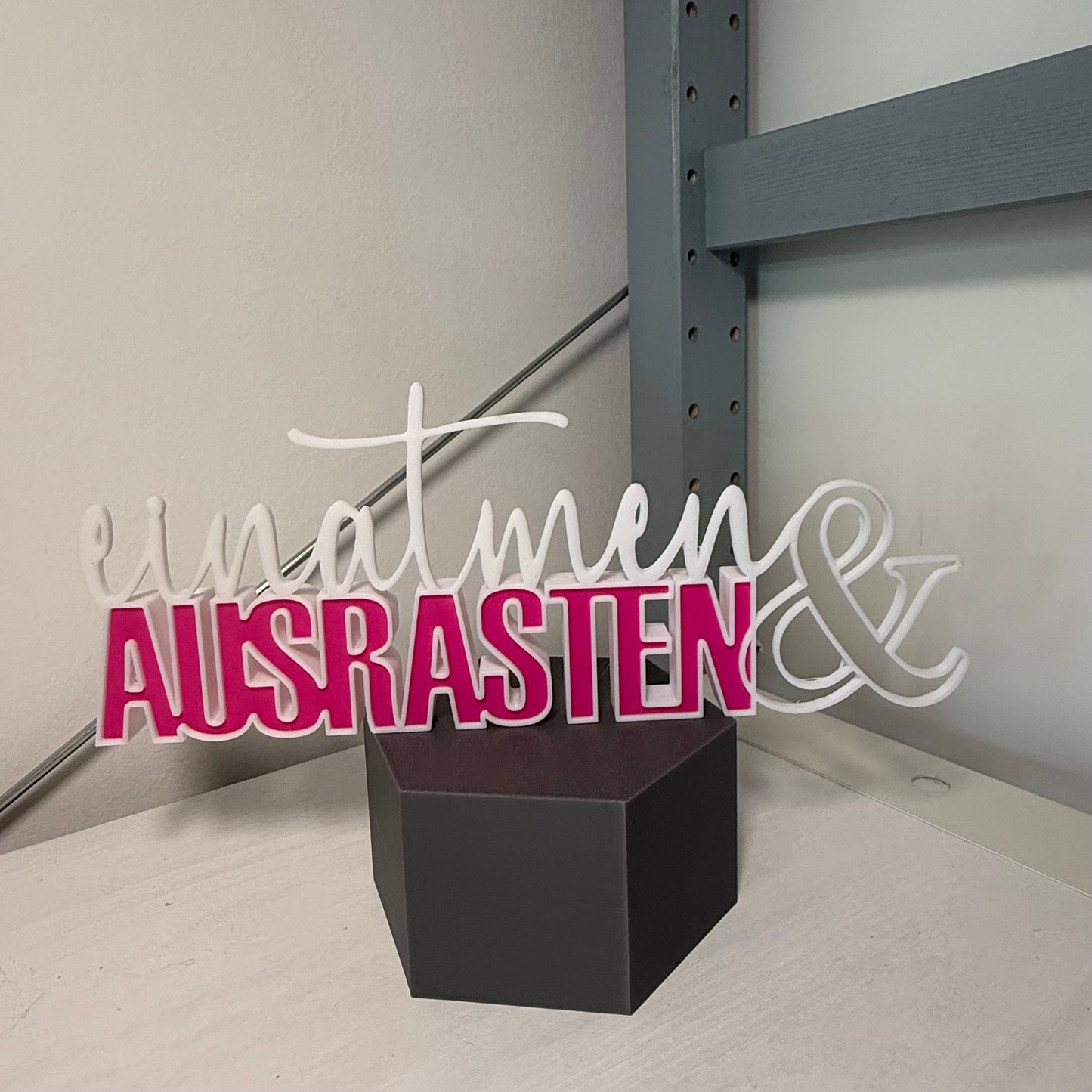 💬 einatmen & AUSRASTEN – die Deko mit Haltung