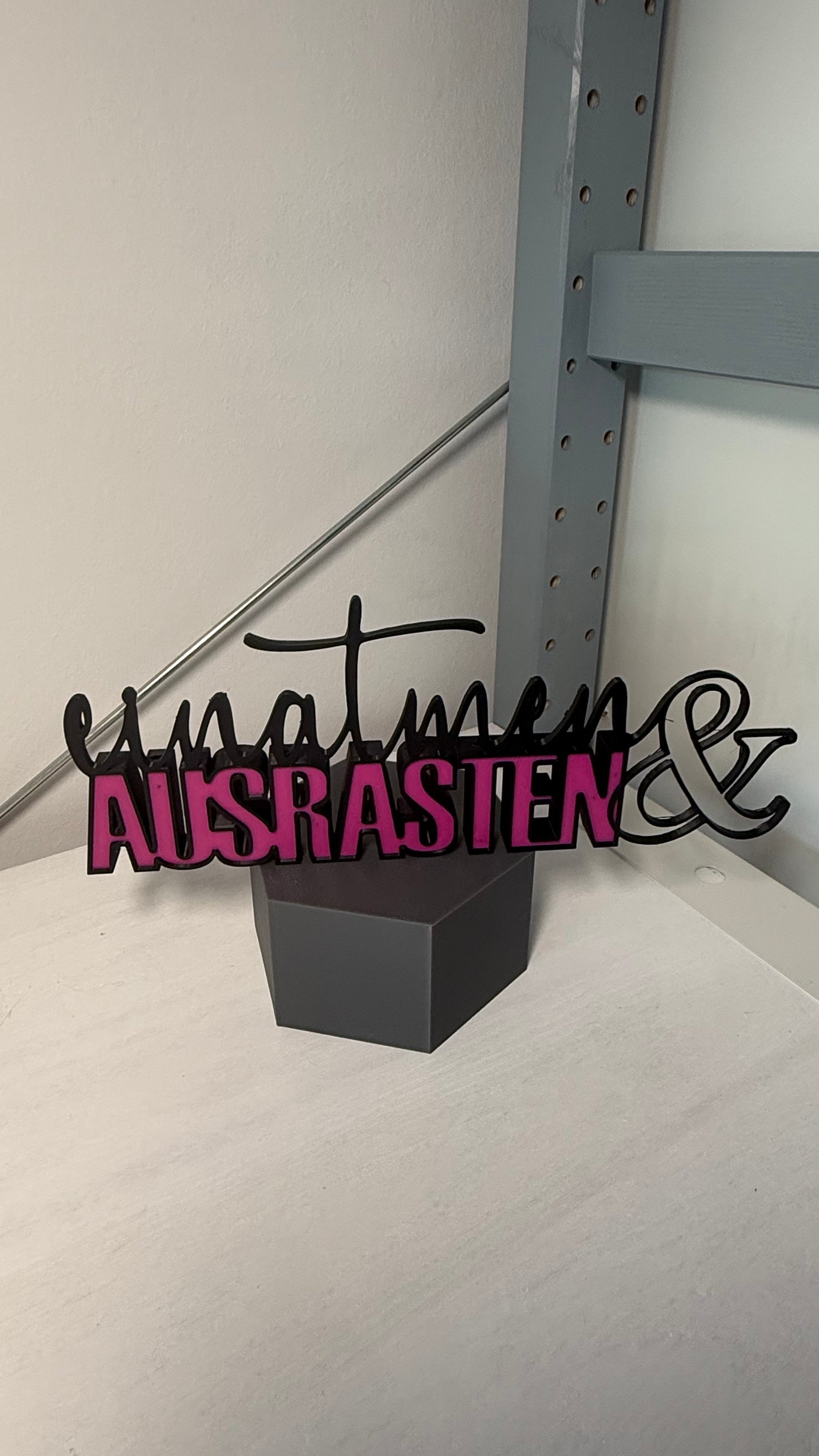 💬 einatmen & AUSRASTEN – die Deko mit Haltung