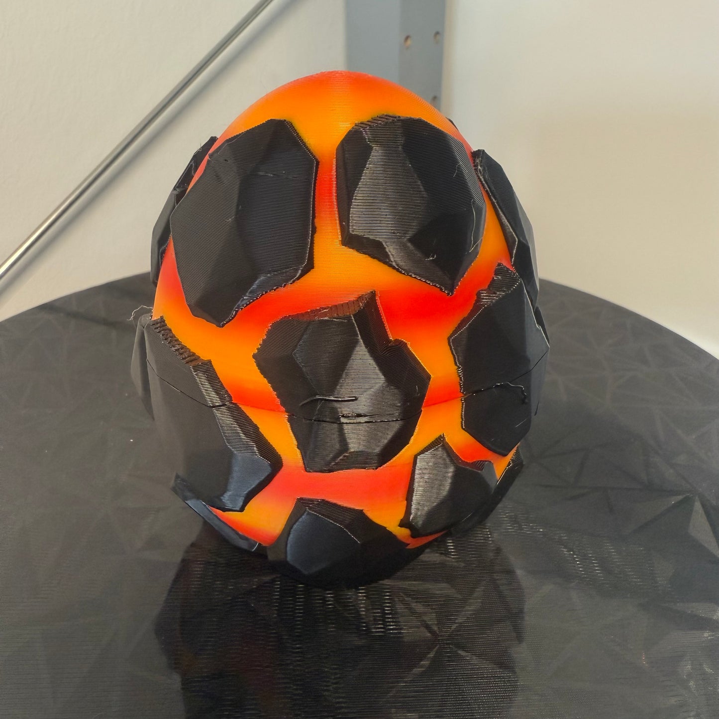 Lava-Drache mit Vulkan-Ei – 3D-gedrucktes Fantasy-Set