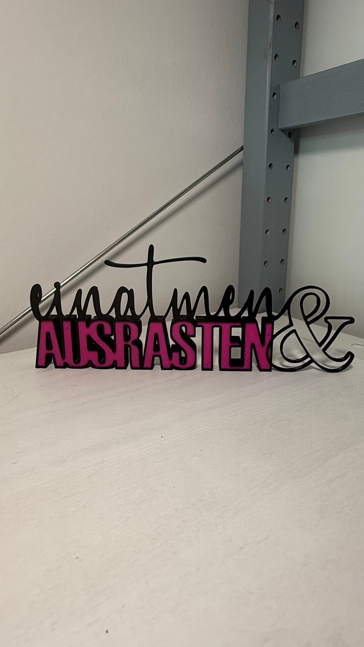 💬 einatmen & AUSRASTEN – die Deko mit Haltung