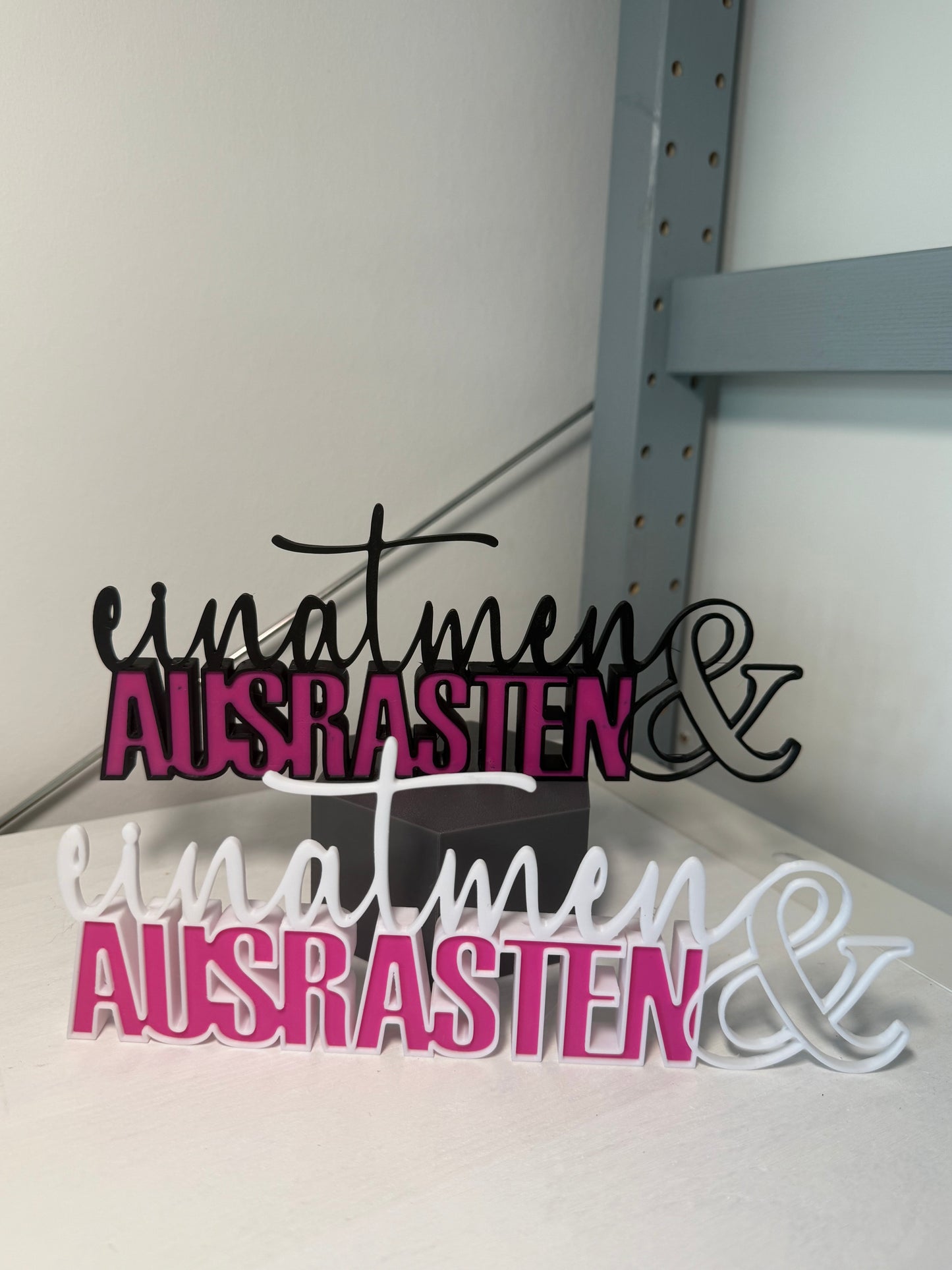 💬 einatmen & AUSRASTEN – die Deko mit Haltung