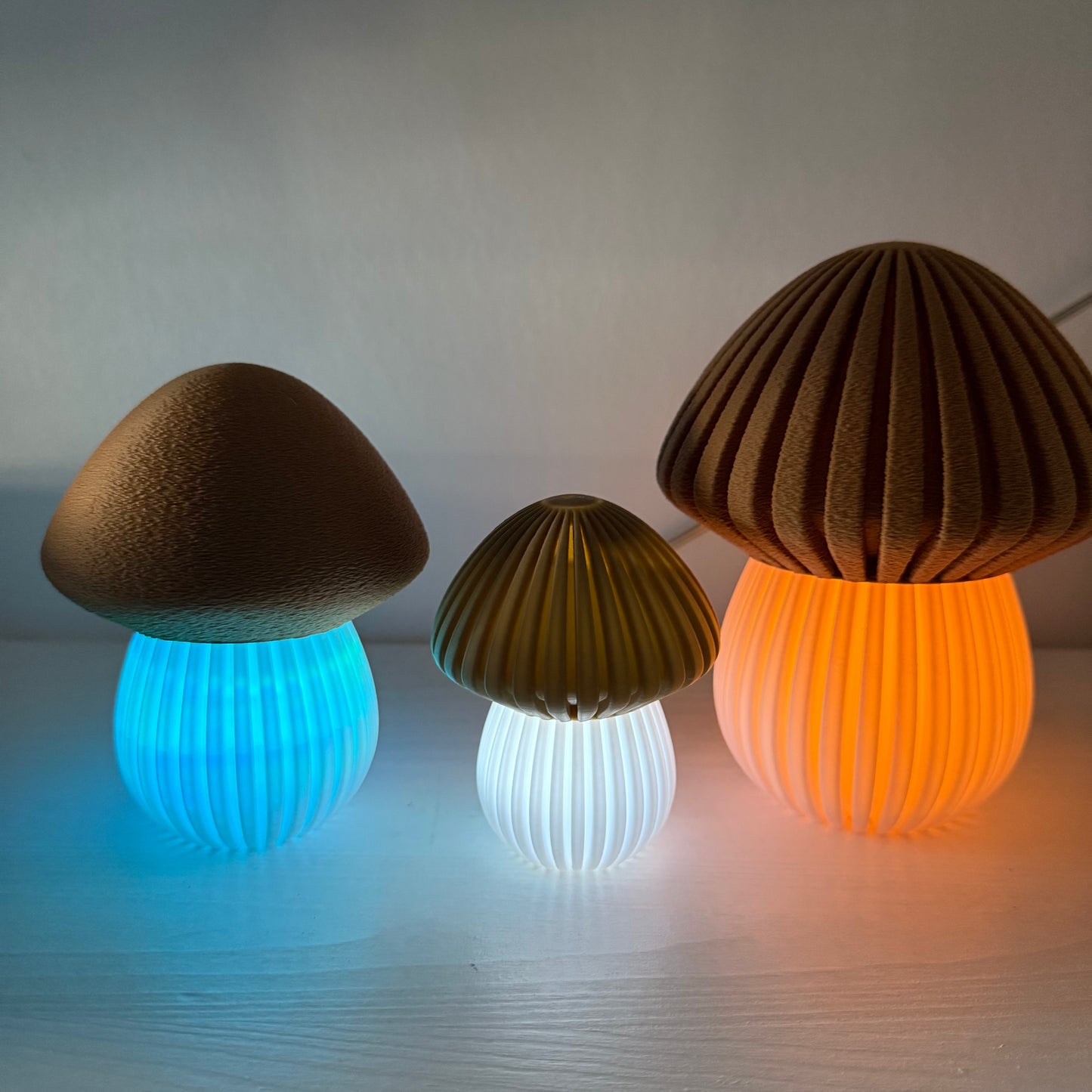 3D-gedruckte Pilz Lampe – Stimmungslicht / Nachtlicht (Leuchtmittel nicht inklusive)