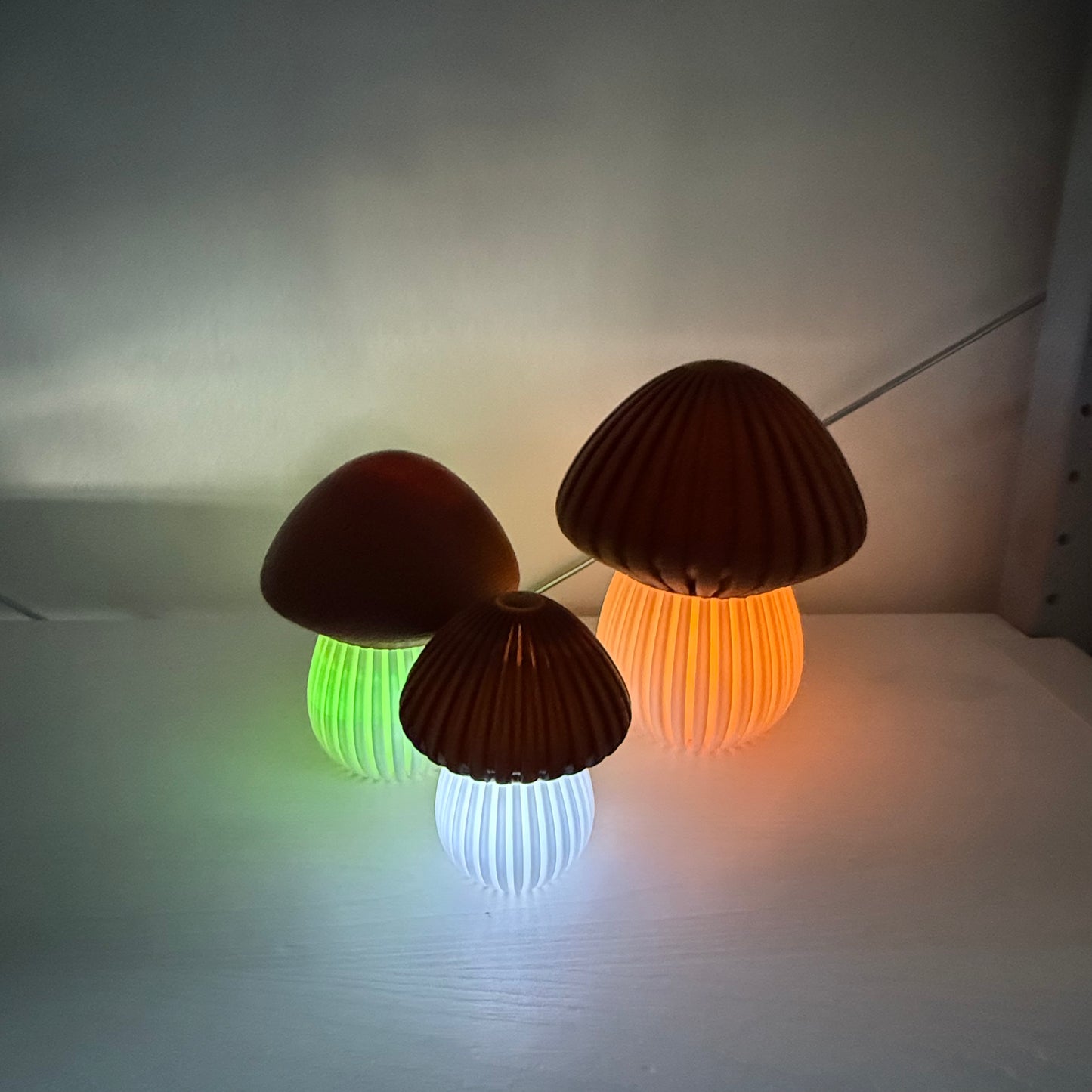 3D-gedruckte Pilz Lampe – Stimmungslicht / Nachtlicht (Leuchtmittel nicht inklusive)
