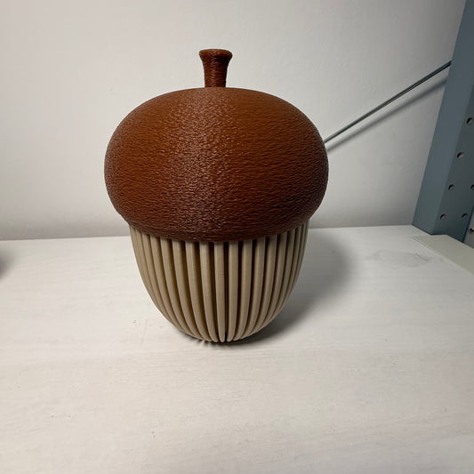 3D-gedruckte Eichel Lampe – Nachtlicht & Stimmungslicht | Handgemachte Deko