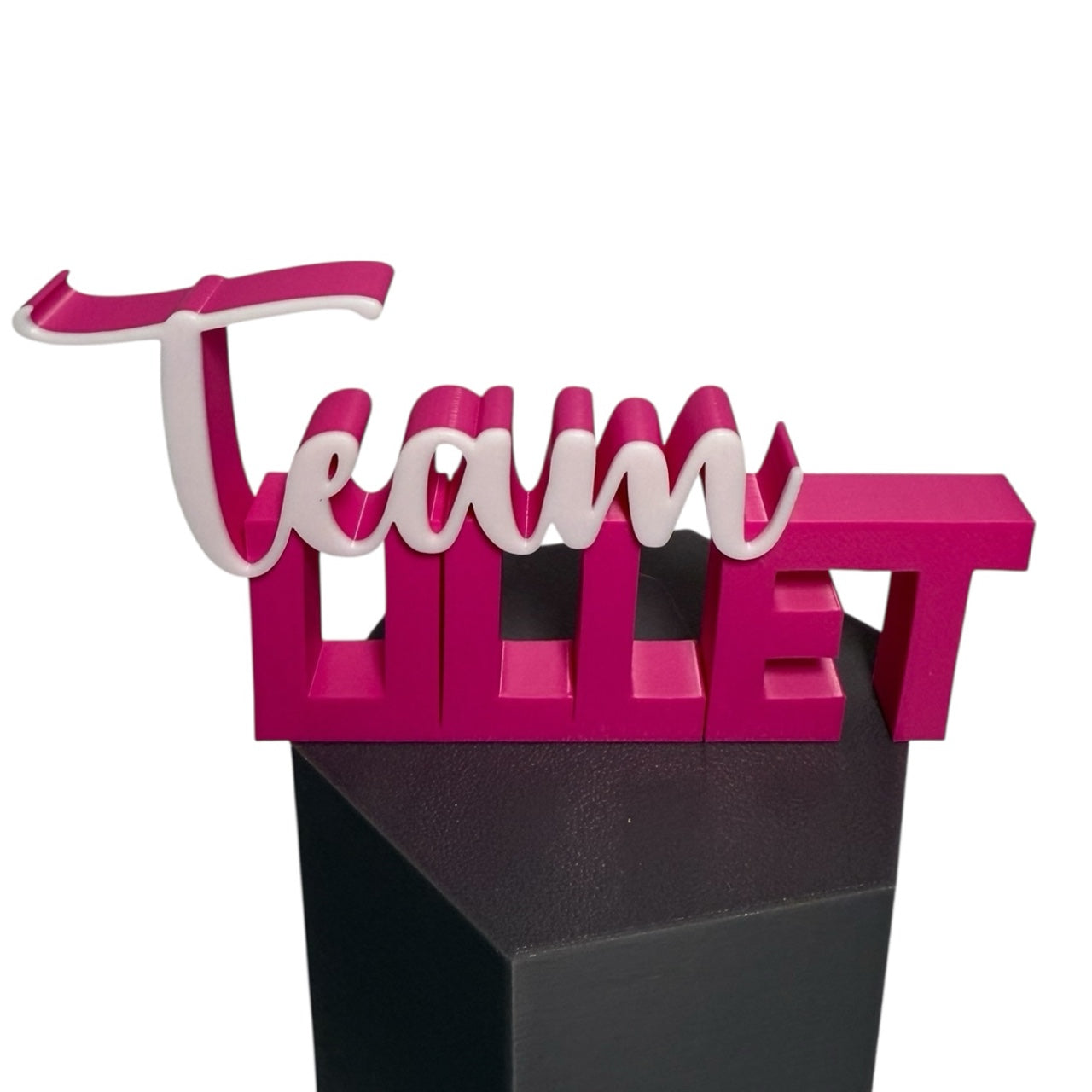 Schriftzug „Team Lillet“ – Deko & Geschenkidee für Lillet-Fans