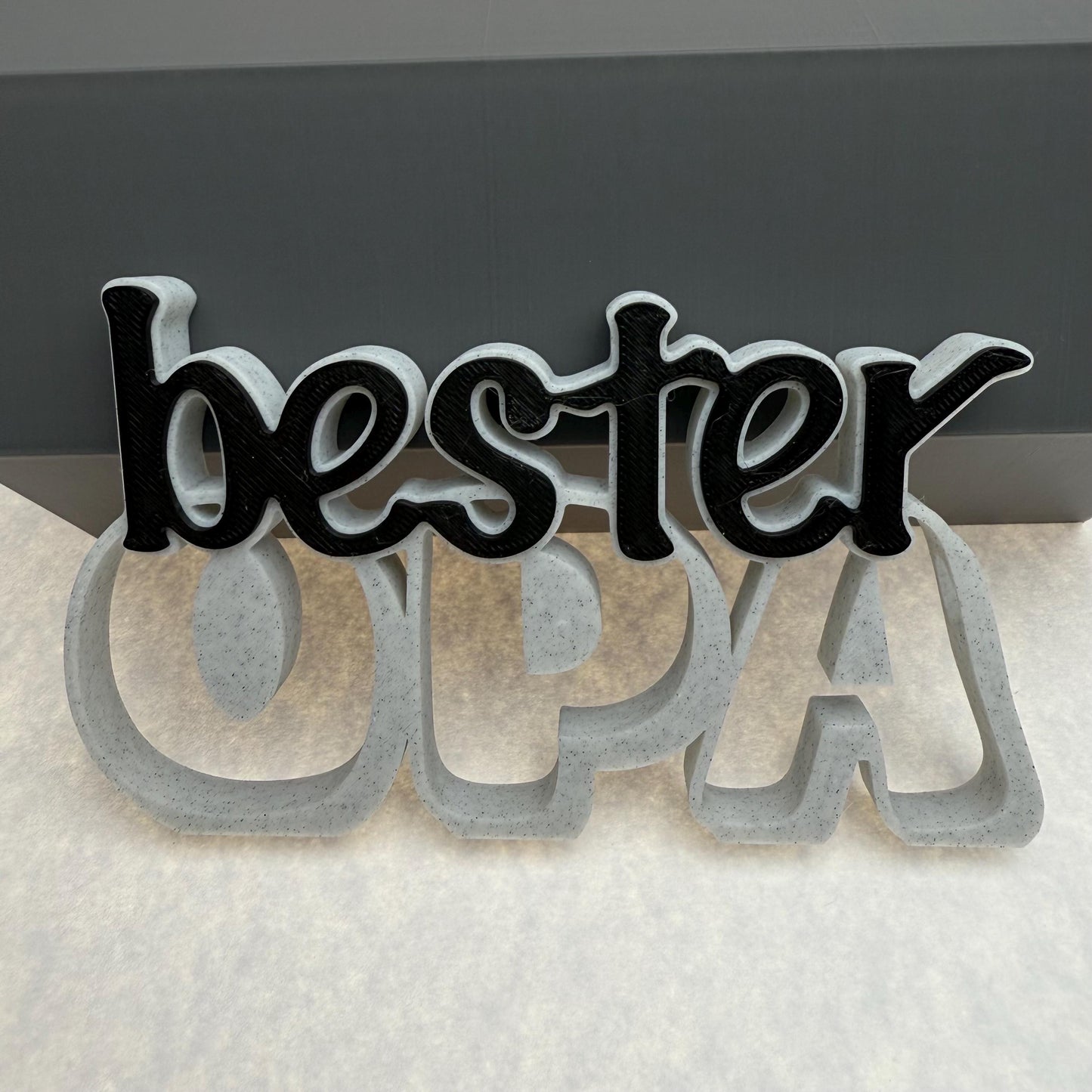 3D Schriftzug „Bester Opa“