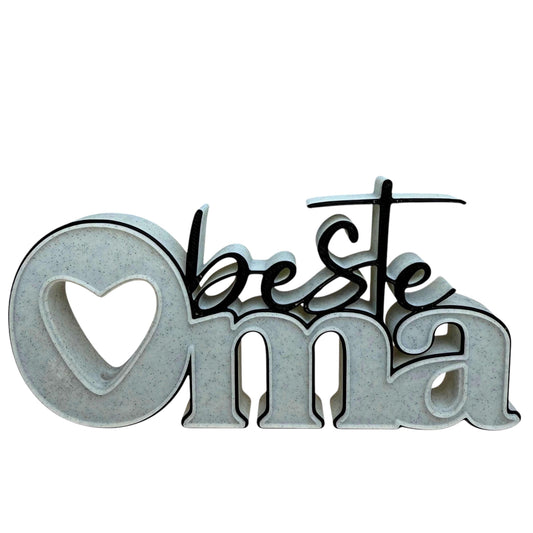 3D Schriftzug „Beste Oma“