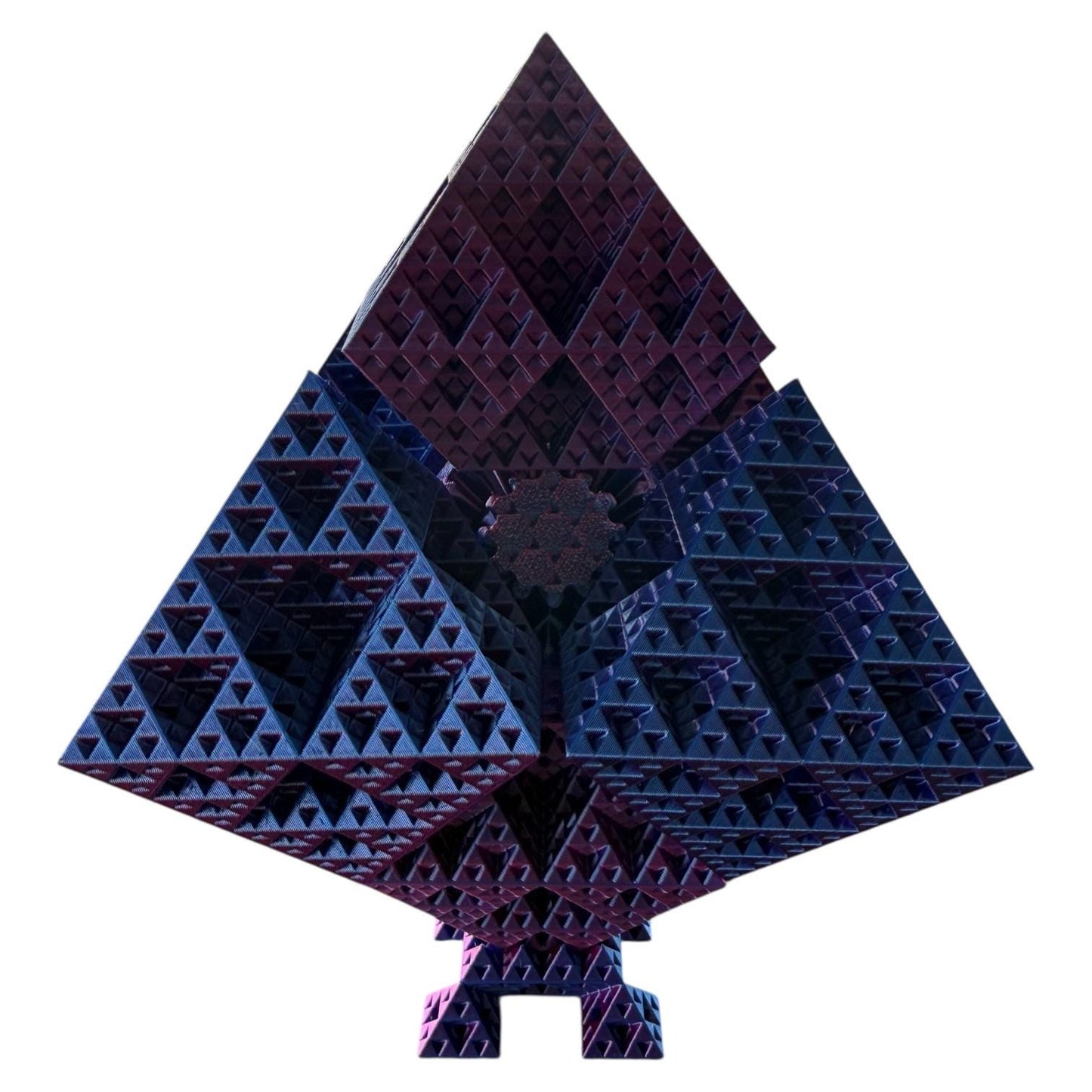 Fraktal Fidget Toy - Bewegliche Sierpinski-Würfel