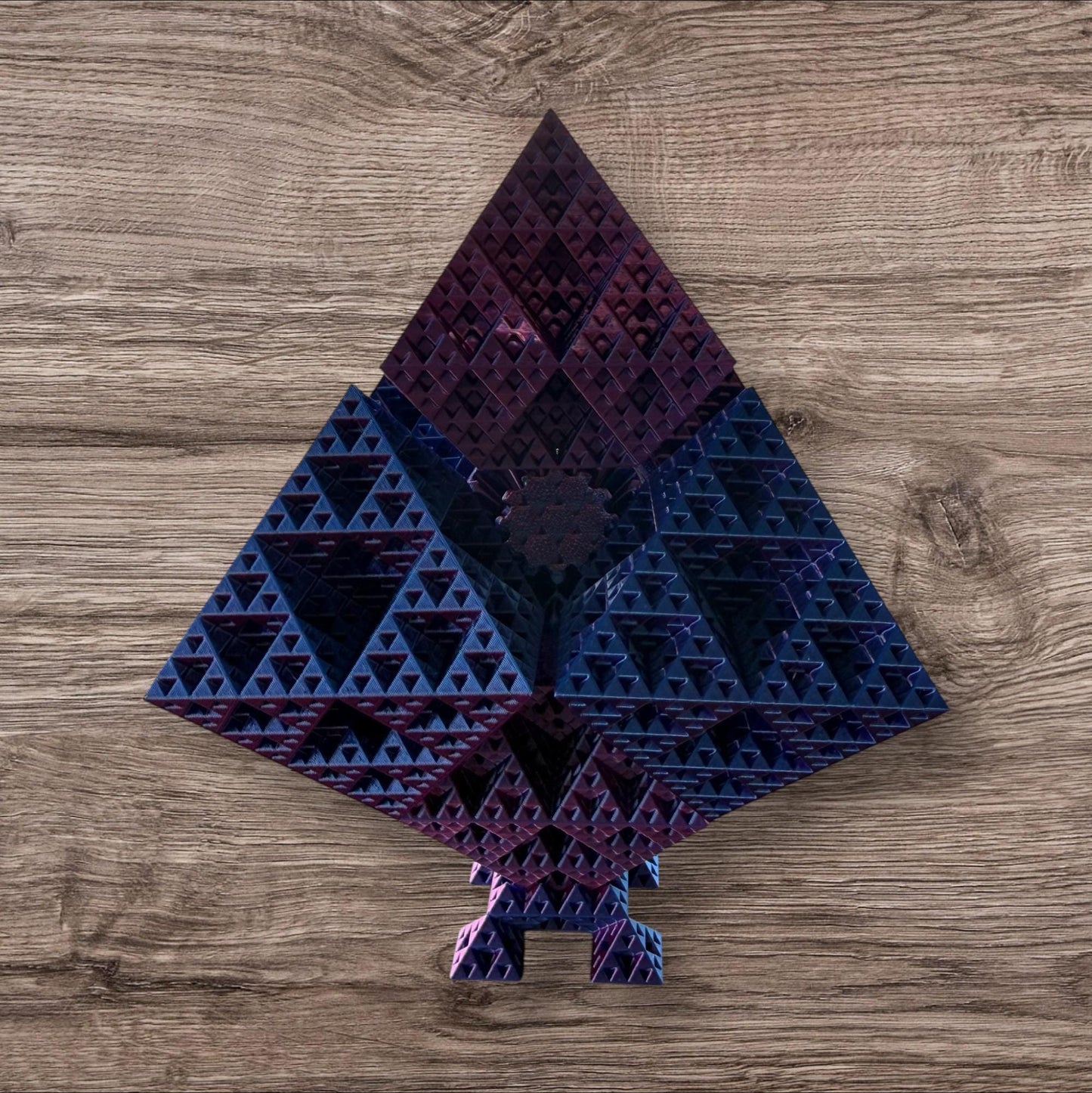 Fraktal Fidget Toy - Bewegliche Sierpinski-Würfel