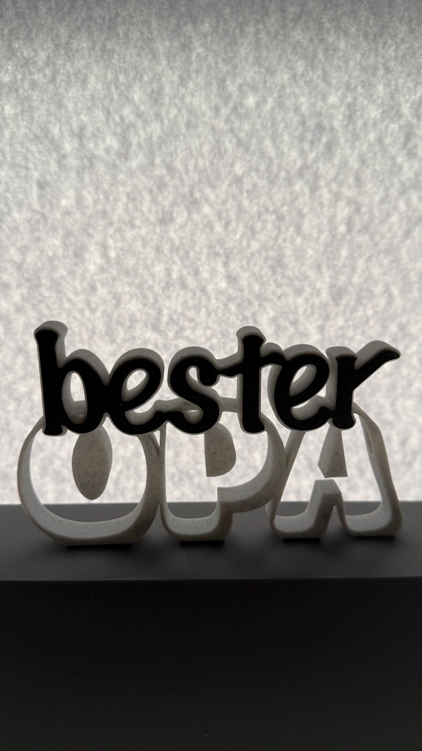 3D Schriftzug „Bester Opa“