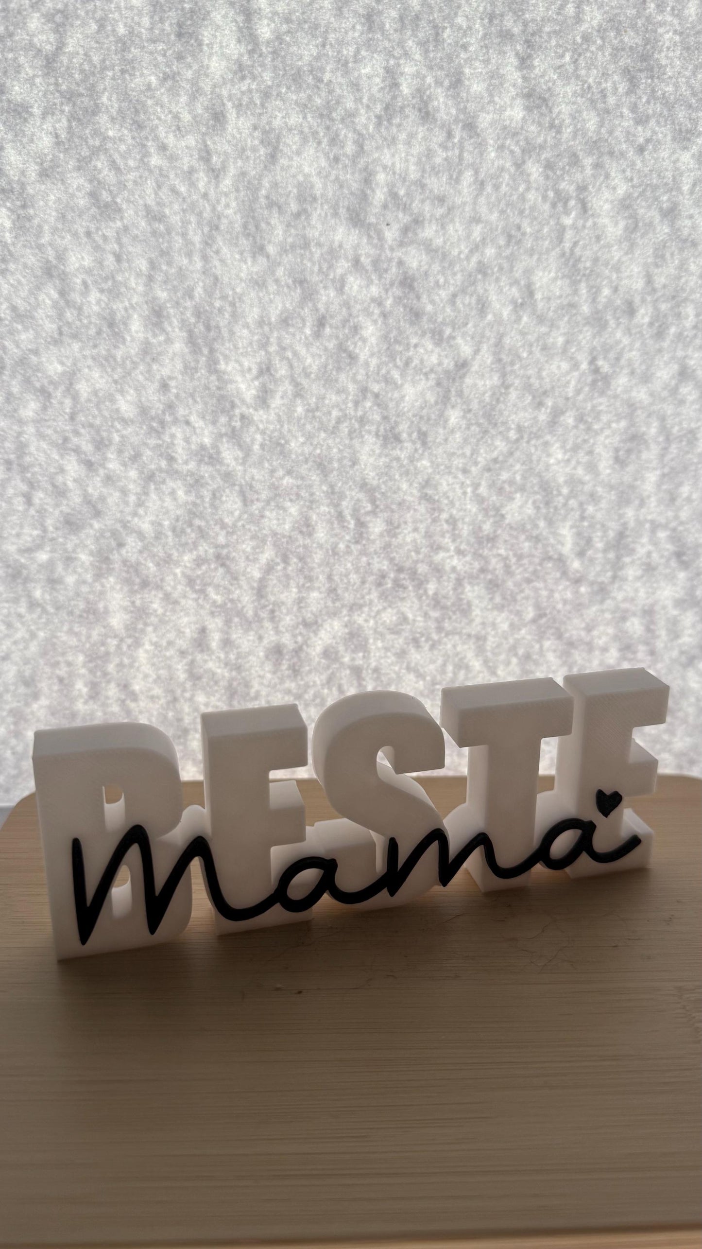 3D Schriftzug „Beste Mama“