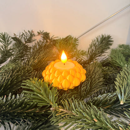 3D-gedruckter LED-Teelichthalter – moderne Weihnachtsdeko, handgemacht aus PLA, viele Farben – Teelichthalter für LED-Teelichter (ohne Teelicht)