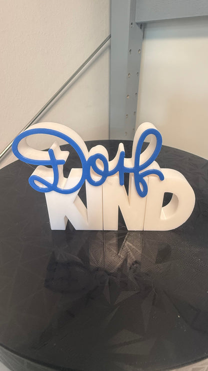 3D-Schriftzug „Dorfkind“ – Deko mit Heimatliebe