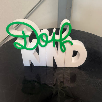 3D-Schriftzug „Dorfkind“ – Deko mit Heimatliebe
