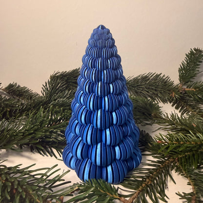 3D-gedruckter Weihnachtsbaum mit LED-Teelicht – Moderne Deko in vielen Farben | Nachhaltige Winterdekoration aus PLA