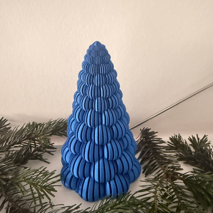 3D-gedruckter Weihnachtsbaum mit LED-Teelicht – Moderne Deko in vielen Farben | Nachhaltige Winterdekoration aus PLA