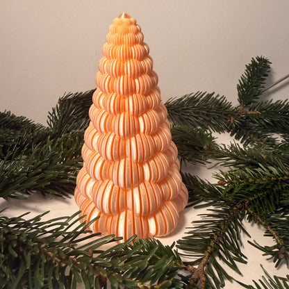 3D-gedruckter Weihnachtsbaum mit LED-Teelicht – Moderne Deko in vielen Farben | Nachhaltige Winterdekoration aus PLA