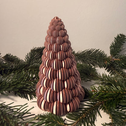 3D-gedruckter Weihnachtsbaum mit LED-Teelicht – Moderne Deko in vielen Farben | Nachhaltige Winterdekoration aus PLA