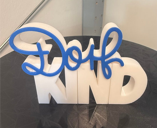 3D-Schriftzug „Dorfkind“ – Deko mit Heimatliebe