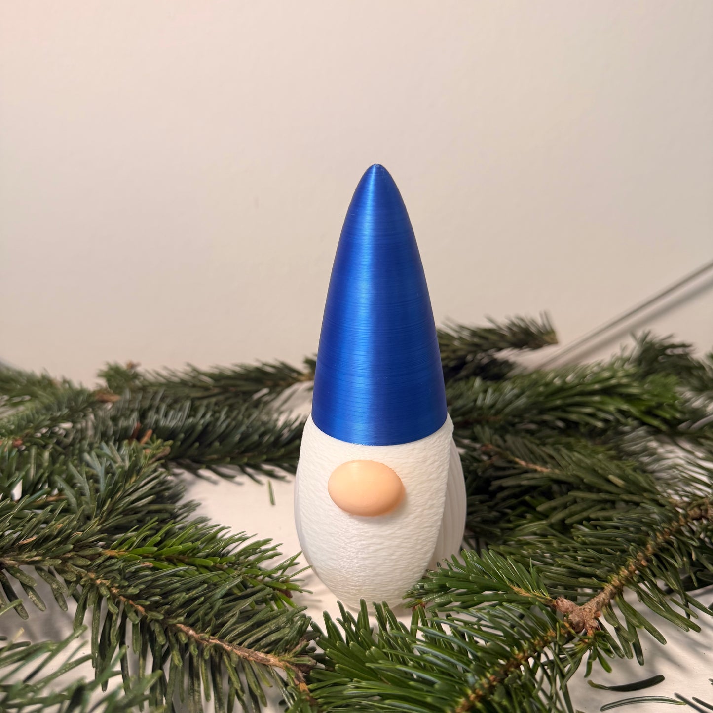 3D-gedruckter Weihnachtsgnom mit LED-Option – Dekoration für Weihnachten & Winter