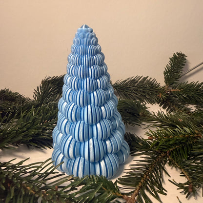 3D-gedruckter Weihnachtsbaum mit LED-Teelicht – Moderne Deko in vielen Farben | Nachhaltige Winterdekoration aus PLA
