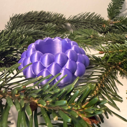 3D-gedruckter LED-Teelichthalter – moderne Weihnachtsdeko, handgemacht aus PLA, viele Farben – Teelichthalter für LED-Teelichter (ohne Teelicht)