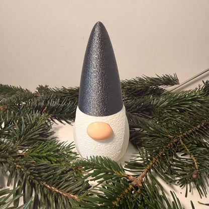 3D-gedruckter Weihnachtsgnom mit LED-Option – Dekoration für Weihnachten & Winter