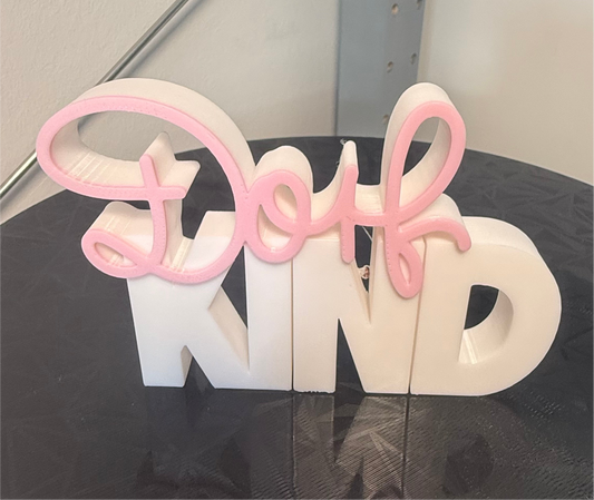 3D-Schriftzug „Dorfkind“ – Deko mit Heimatliebe