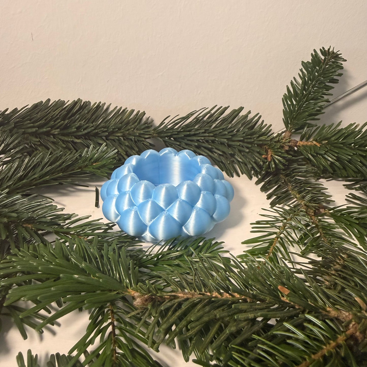 3D-gedruckter LED-Teelichthalter – moderne Weihnachtsdeko, handgemacht aus PLA, viele Farben – Teelichthalter für LED-Teelichter (ohne Teelicht)