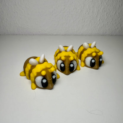 Bienenhaus mit süßen Bienen – 3D-gedrucktes Deko-Set | Personalisierbar & handgefertigt