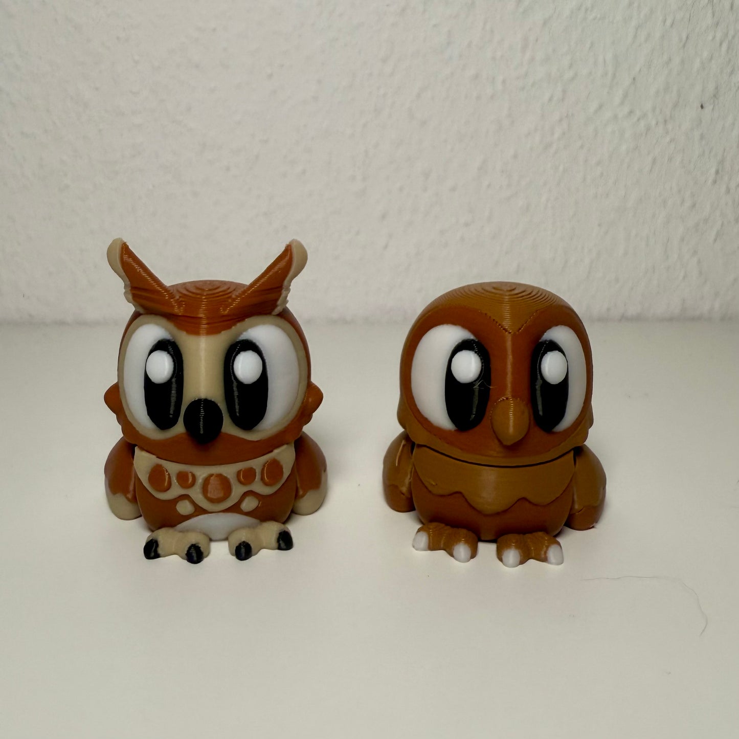 Owl Park – 3D-gedrucktes Eulen-Diorama | Eulenfamilie