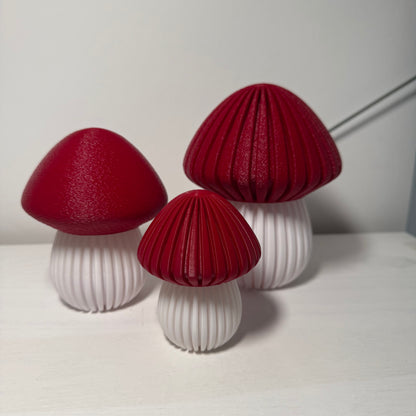 3D-gedruckte Pilz Lampe – Stimmungslicht / Nachtlicht (Leuchtmittel nicht inklusive)
