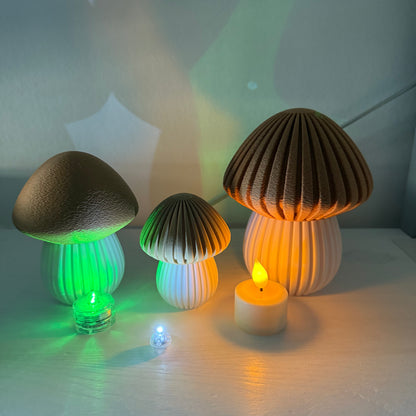 3D-gedruckte Pilz Lampe – Stimmungslicht / Nachtlicht (Leuchtmittel nicht inklusive)