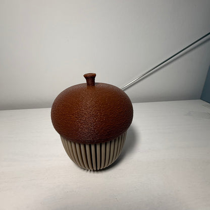 3D-gedruckte Eichel Lampe – Nachtlicht & Stimmungslicht | Handgemachte Deko
