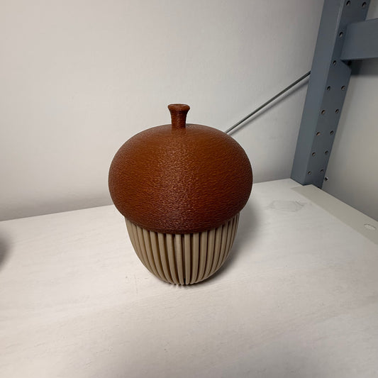 3D-gedruckte Eichel Lampe – Nachtlicht & Stimmungslicht | Handgemachte Deko