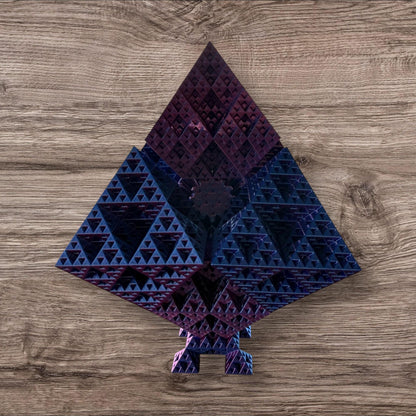 Fraktal Fidget Toy - Bewegliche Sierpinski-Würfel