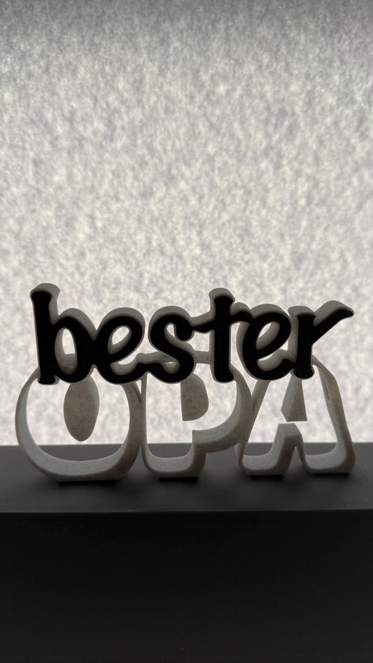 3D Schriftzug „Bester Opa“