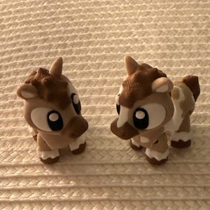 Mini Pferd Figur aus Snowcats Welt – liebevoll 3D-gedruckt (2 Designs)