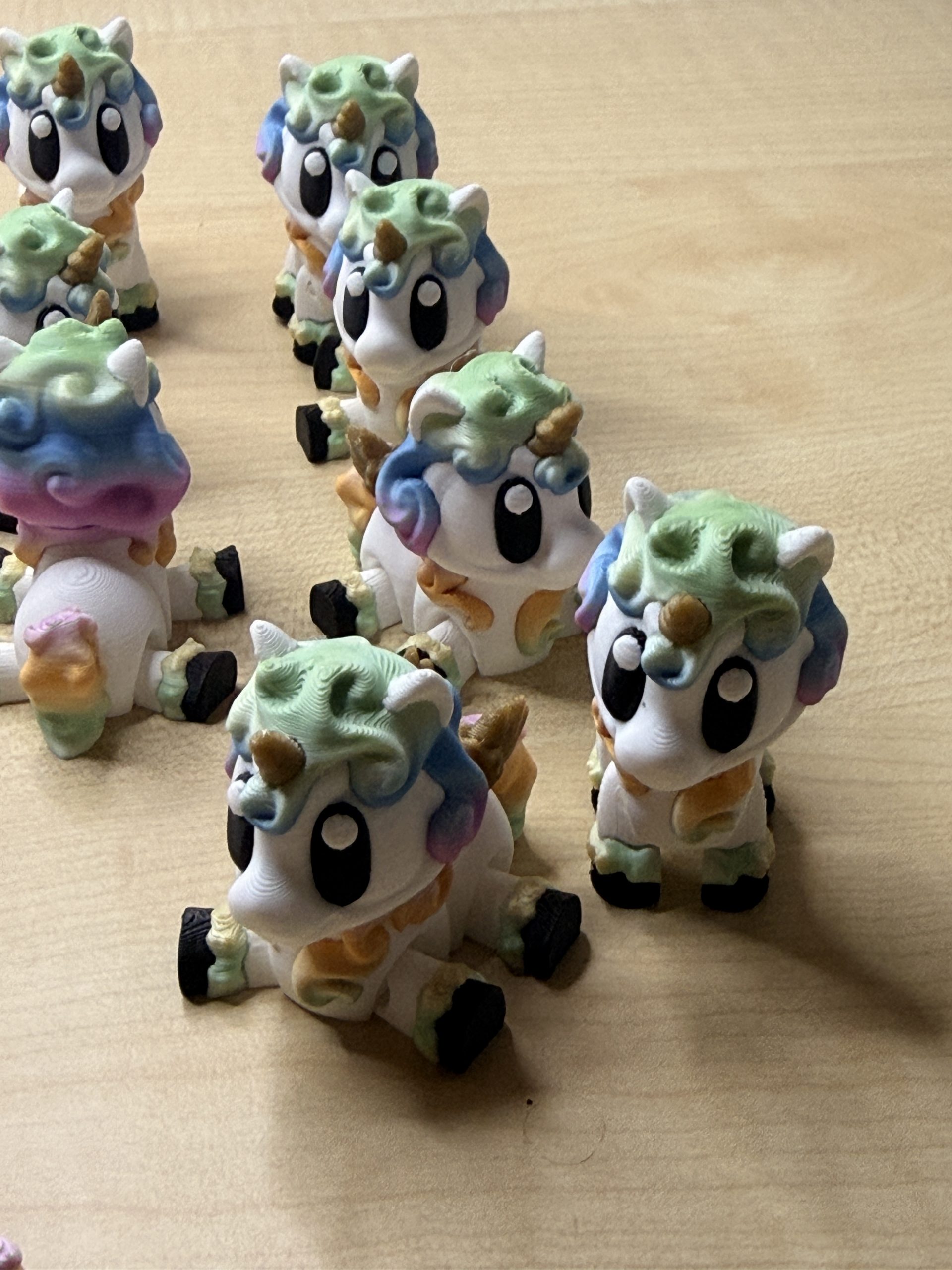 Mini Einhorn Figur – 3D-gedruckte Fantasy-Figur
