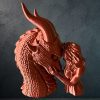Drachen Büste Hüterin des Drachen – Fantasy 3D-Druck – Ansicht 5