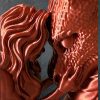 Drachen Büste Hüterin des Drachen – Fantasy 3D-Druck – Ansicht 3