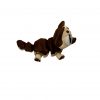 Schäferhund dunkel Mini-Figur, Seitenansicht
