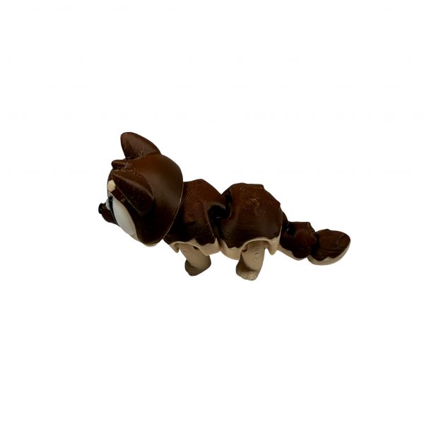 Schäferhund dunkel Mini-Figur, Laufpose seitlich
