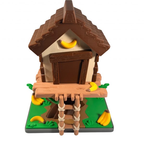 Affenhaus Mini-Landschaft mit Affe – weitere Ansicht