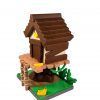 Affenhaus Mini-Landschaft ohne Affe – Rückansicht