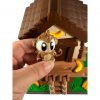 Affenhaus Mini-Landschaft mit Affe in der Hand, Nahaufnahme