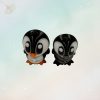 Pinguin-Paar Mini-Figuren nebeneinander